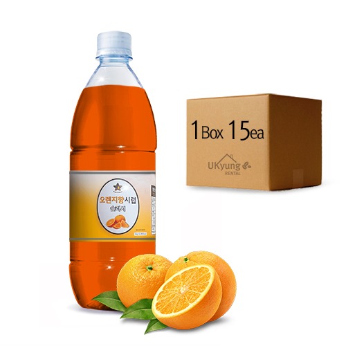 별코리아 오렌지향 슬러시원액 1kgx15ea(box) 오렌지맛 슬러시시럽